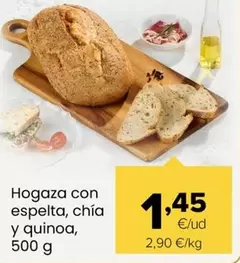 Hogaza Con Espelta, Chia Y Quinoa