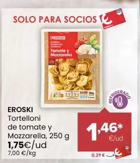 Eroski - Tortelloni De Tomate Y Mozzarella