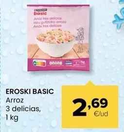 Eroski Basic - Arroz 3 Delicias