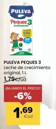 Puleva - Peques 3 Leche De Crecimiento Original