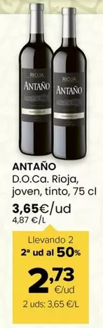 Antaño - D.O.Ca. Rioja, Joven, Tinto