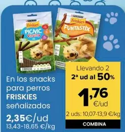 Friskies - En Los Snacks Para Perros