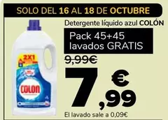 Colon - Detergente Líquido Azul 