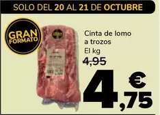 Cinta De Lomo A Trozos