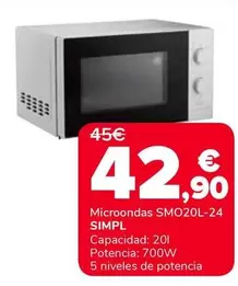 Simpl - Microondas SM020L-24