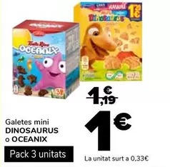 Cuétara - Galetes Mini Dinosaurus O Oceanix