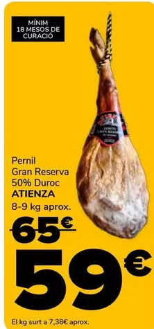 Atienza - Pernil Gran Reserva 50% Duroc