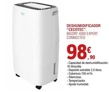 Cecotec - Deshumidificador