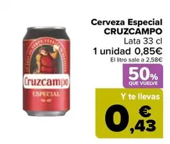 Cruzcampo - Cerveza Especial