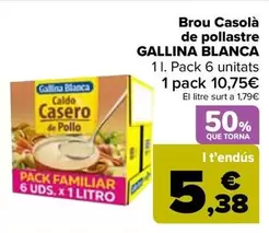 Gallina Blanca - Caldo Casero De Pollo 