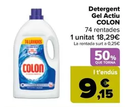 Colon - Detergente Gel Activo 