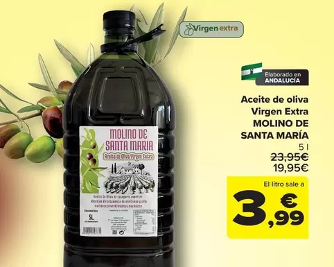 Molino De Santa María - Aceite De Oliva Virgen Extra