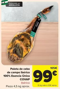Covap - Paleta De Cebo De Campo Iberico 100% Esencia Unica