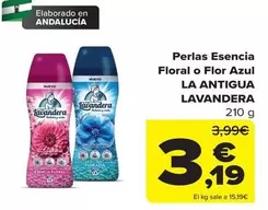 La Antigua Lavandera - Perlas Esencia Floral O Flor Azul