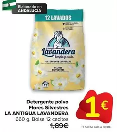 La Antigua Lavandera - Detergente Polvo Flores Silvestres