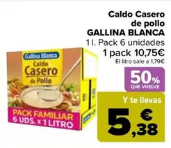 Gallina Blanca - Caldo Casero De Pollo 