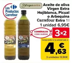 Carrefour Extra - Aceite De Oliva Virgen Extra Hojiblanca, Picual O Arbequina 