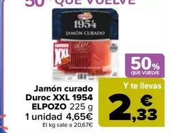 Elpozo - Jamon Curado Duroc Xxl 1954 