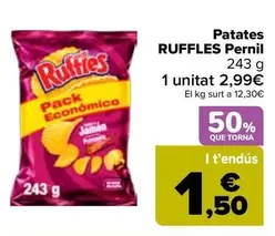 Ruffles  - Patatas  Jamon