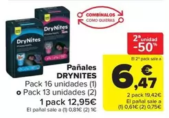 DryNites - Panales