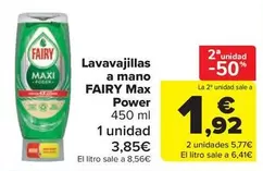 Fairy - Lavavajillas A Mano Max Power