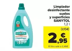 Sanytol - Limpiador Desinfectante Suelos Y Superficies