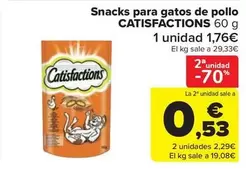 catisfactions - Snacks Para Gatos De Pollo