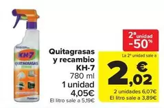 KH-7 - Quitagrasas y Recambio