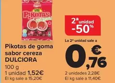 Dulciora - Pikotas De Goma Sabor Cereza