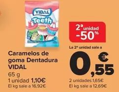 Vidal - Caramelos De Goma Dentadura