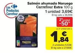 carrefour - Salmon Ahumado Noruego Extra