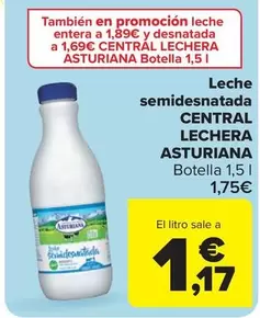 Central Lechera Asturiana - Leche semidesnatada