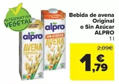 Alpro - Bebida De Avena Original O Sin Azucar