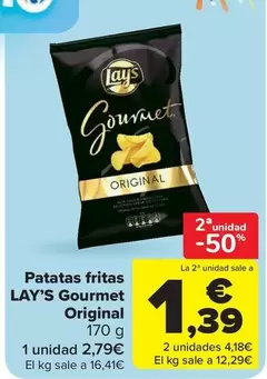 Lay's - Patatas fritas Gourmet Original
