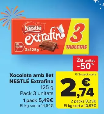 Nestlé - Xocolata Amb Llet Extrafina