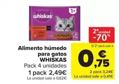 Whiskas - Alimento Humedo Para Gatos