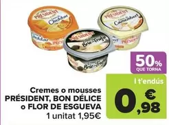 Président - Cremes O Mousses