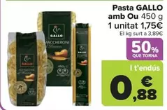 Gallo - Pasta amb ou