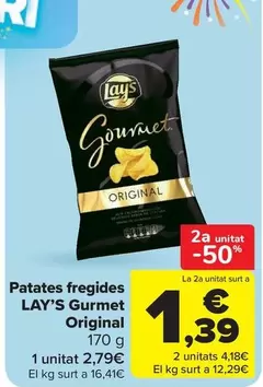 Lay's - Patates fregides gurmet original