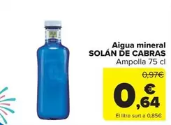 Solán de Cabras - Aigua Mineral