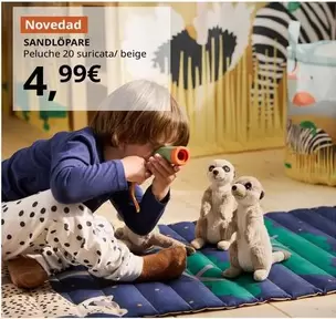 Sandlöpare - Peluche 20 Suricata/ Beige
