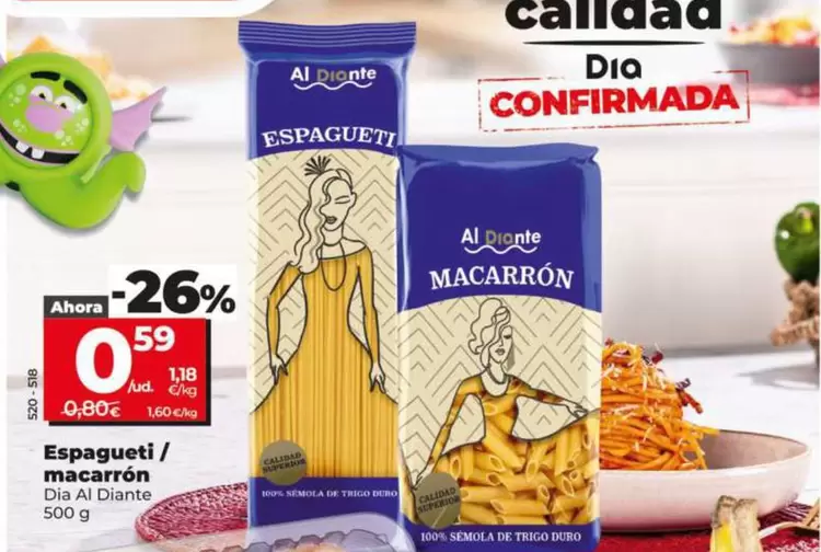 Dia Al Diante - Espagueti / Macarron