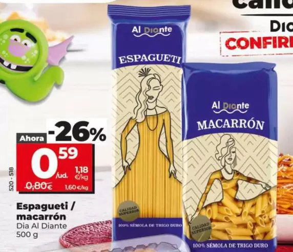 Dia Al Diante - Espagueti / Macarron