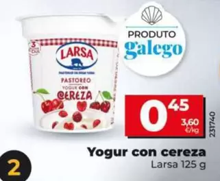 Larsa - Yogur Con Cereza