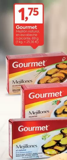 Gourmet - Mejillon Natural En Escabeche O Picante