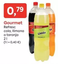 Gourmet - Refresc Cola, Llimona O Taronja