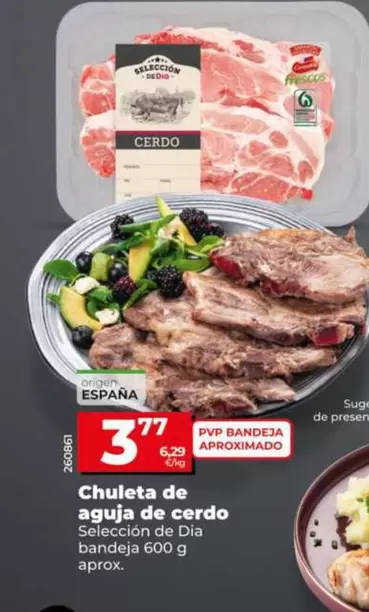 Seleccion De Dia - Chuleta De Aguja De Cerdo