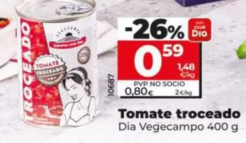 Dia Vegecampo - Tomate Troceado 