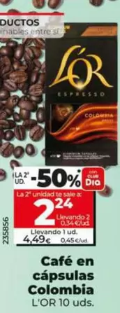 L'or - Café En Cápsulas Colombia 