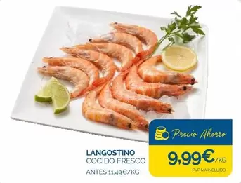 Langostino Cocido Fresco